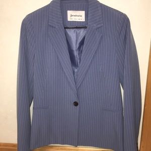 Stradivarius blue striped blazer
